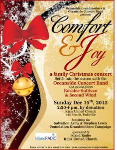 2013 G2G Christmas Concert Poster